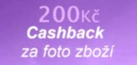 DÁREK: Cashback - vrátíme Vám 200Kč