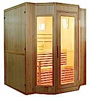 Finská sauna HealthLand DeLuxe HR4045, komplet