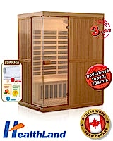 Infrasauna HealthLand DeLuxe 3300 Carbon