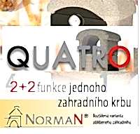 Quatro - rozšíření funkcí krbu Norman s douzováním