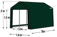 ShelterLogic Plachtový přístřešek 1,8x3,0 m - 70471EU