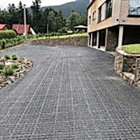 Zatravňovací dlažba Ecoraster E50 - černá, 33 x 33 x 5cm